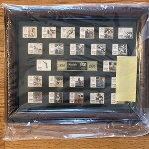 Kodak A Century of Olympic Excellence 1896 - 1996 Framed Olympic Pin Collection